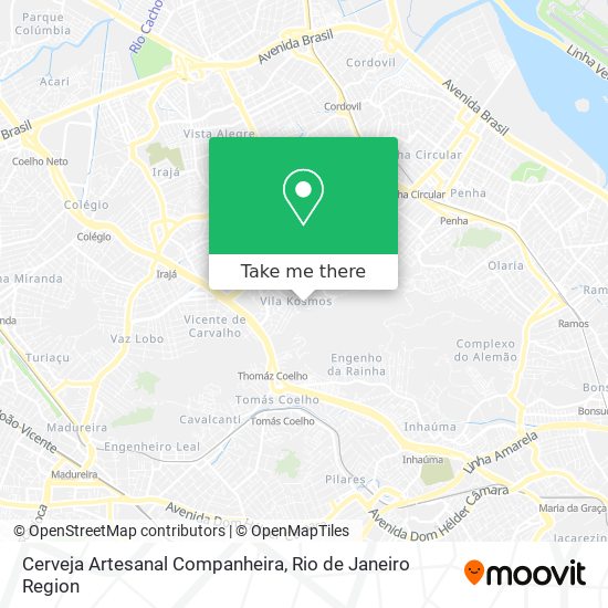 Cerveja Artesanal Companheira map