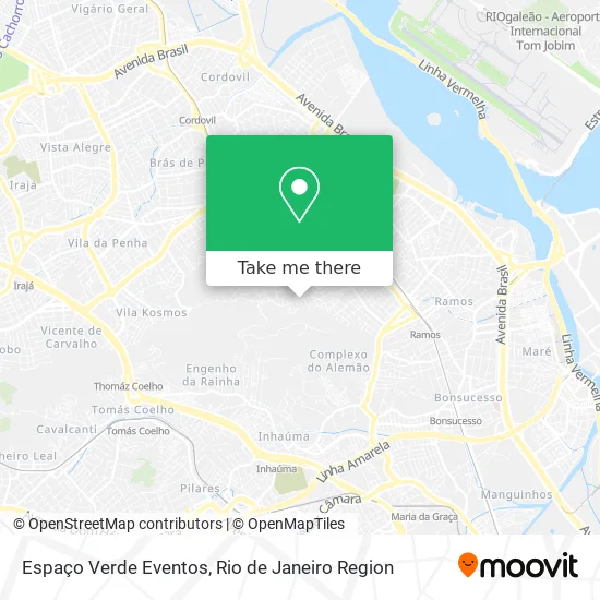 Espaço Verde Eventos map