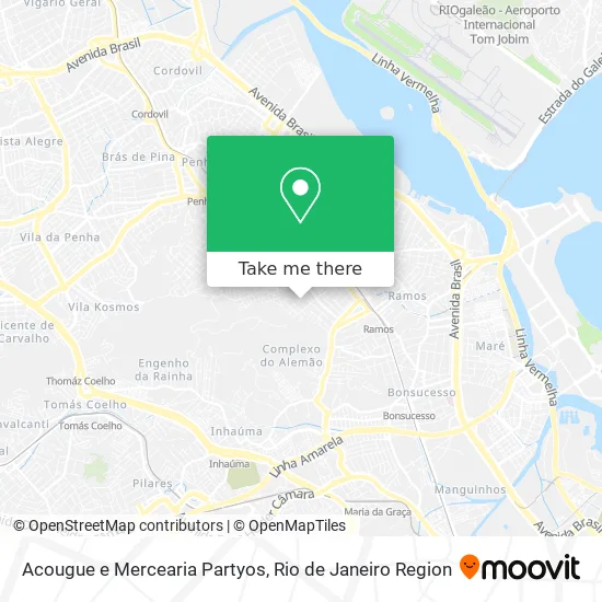 Acougue e Mercearia Partyos map
