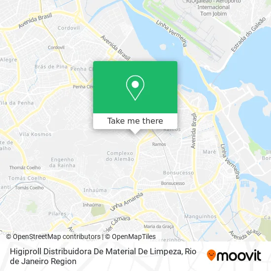 Higiproll Distribuidora De Material De Limpeza map