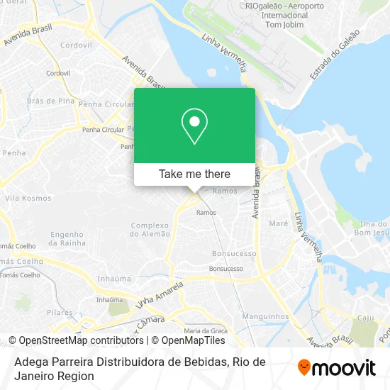 Adega Parreira Distribuidora de Bebidas map
