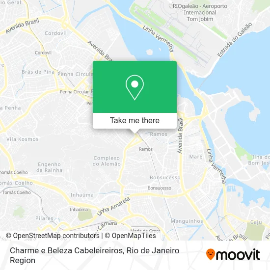 Charme e Beleza Cabeleireiros map