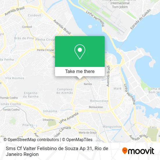 Sms Cf Valter Felisbino de Souza Ap 31 map