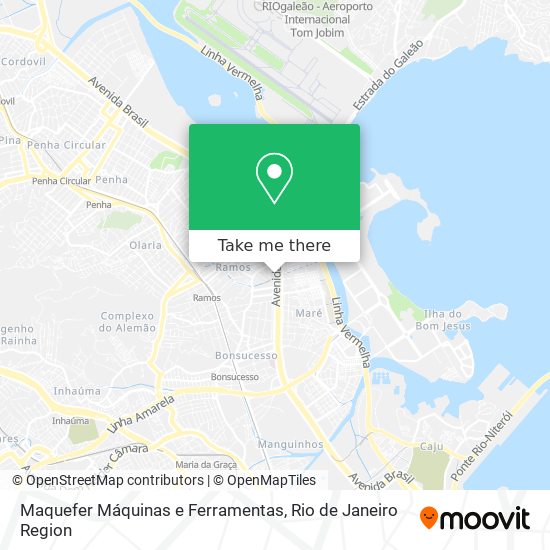 Maquefer Máquinas e Ferramentas map