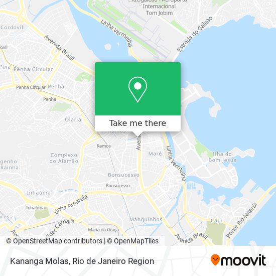 Kananga Molas map