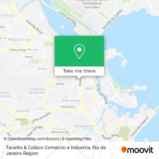 Taranto & Colaco Comercio e Industria map