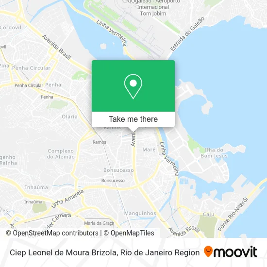 Ciep Leonel de Moura Brizola map