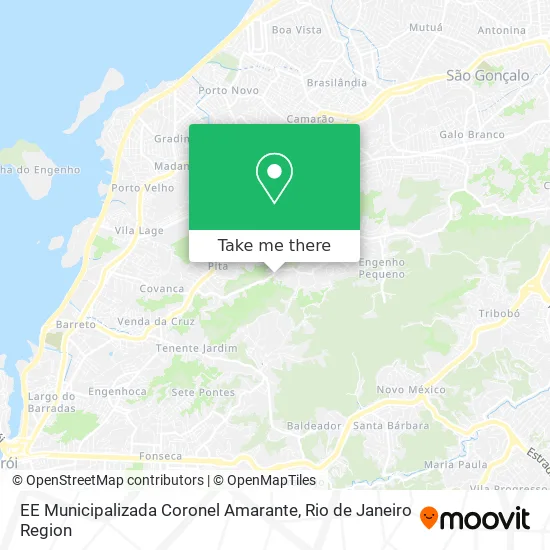 EE Municipalizada Coronel Amarante map
