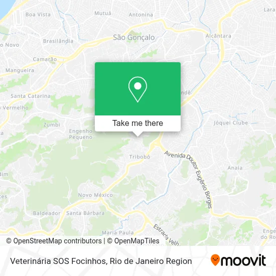 Veterinária SOS Focinhos map