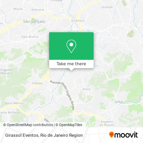 Girassol Eventos map