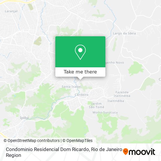 Mapa Condominio Residencial Dom Ricardo