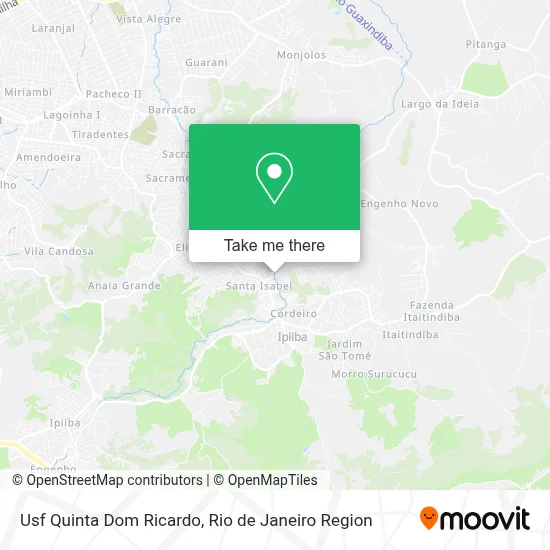 Usf Quinta Dom Ricardo map