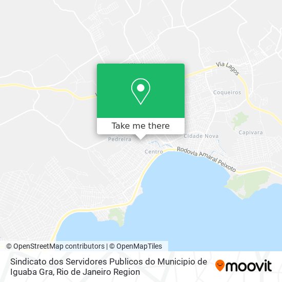 Mapa Sindicato dos Servidores Publicos do Municipio de Iguaba Gra