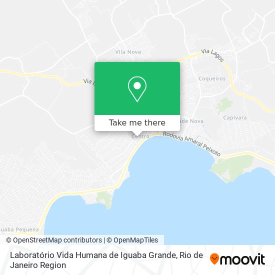 Laboratório Vida Humana de Iguaba Grande map