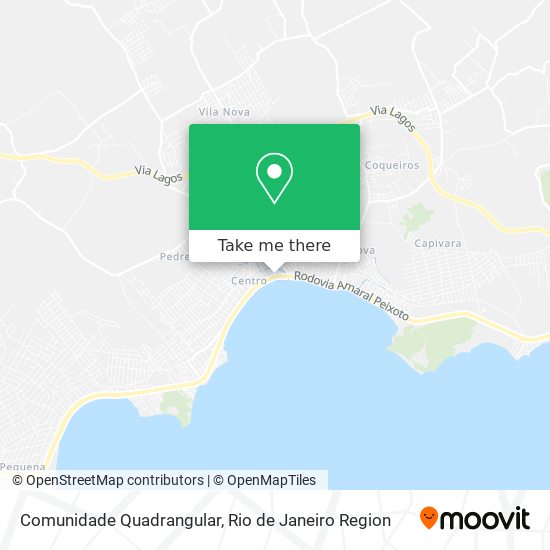 Comunidade Quadrangular map