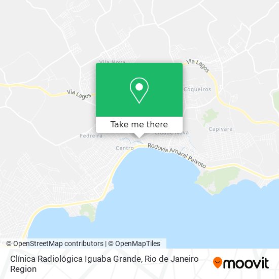 Clínica Radiológica Iguaba Grande map