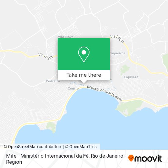 Mife - Ministério Internacional da Fé map