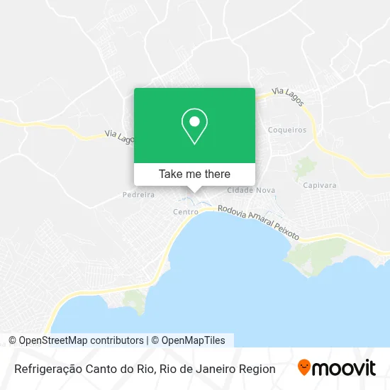 Refrigeração Canto do Rio map