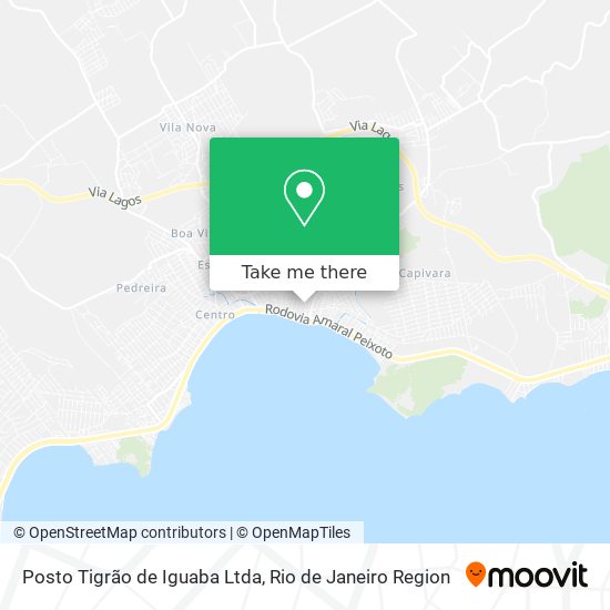 Posto Tigrão de Iguaba Ltda map