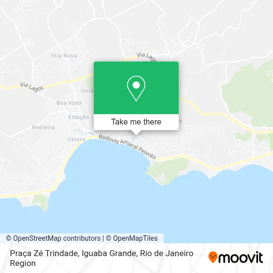 Praça Zé Trindade, Iguaba Grande map