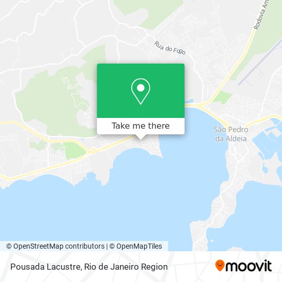 Pousada Lacustre map