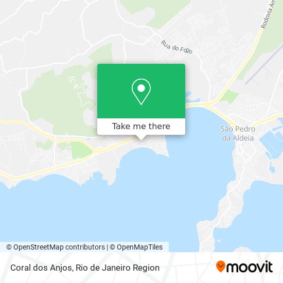 Coral dos Anjos map