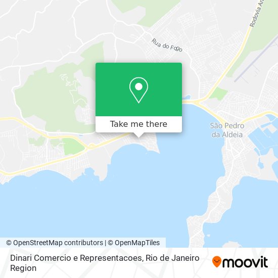 Dinari Comercio e Representacoes map