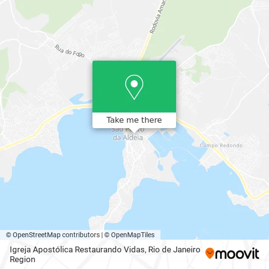 Igreja Apostólica Restaurando Vidas map