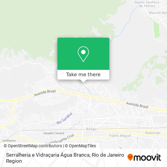 Serralheria e Vidraçaria Água Branca map