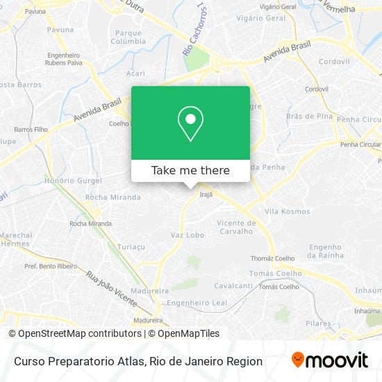 Curso Preparatorio Atlas map