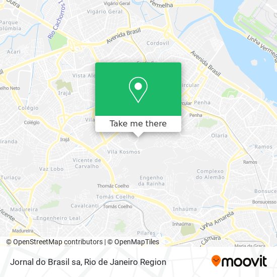 Jornal do Brasil sa map