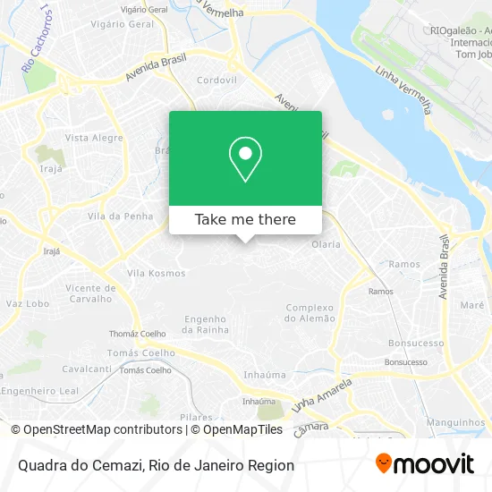 Quadra do Cemazi map