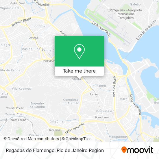 Regadas do Flamengo map