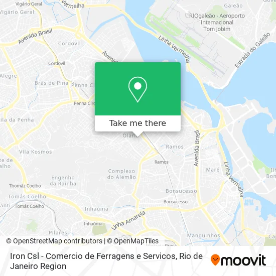 Iron Csl - Comercio de Ferragens e Servicos map