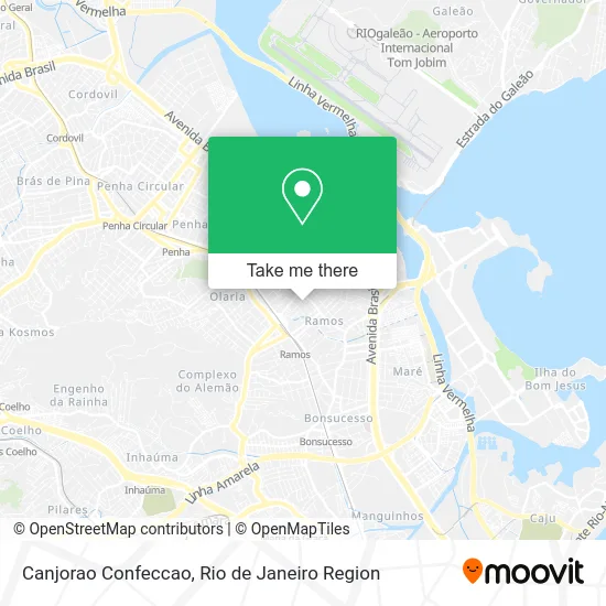 Canjorao Confeccao map