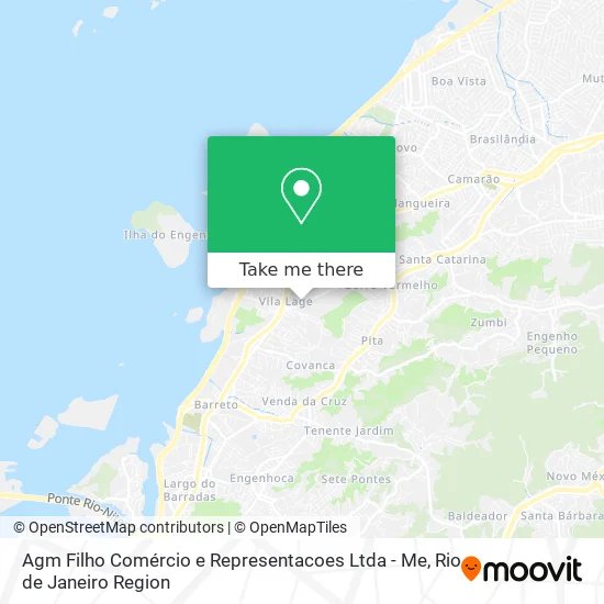 Agm Filho Comércio e Representacoes Ltda - Me map