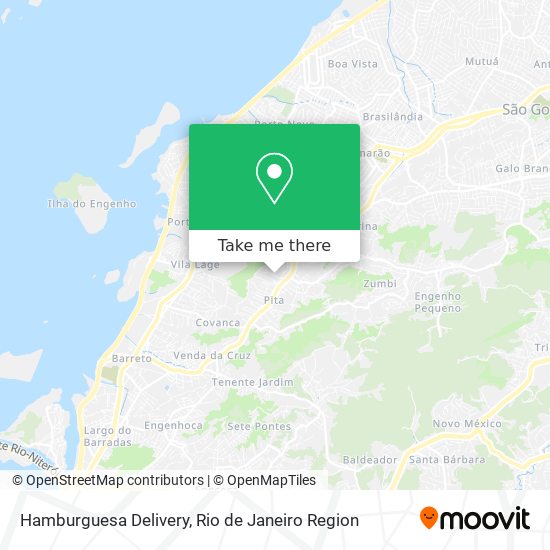 Hamburguesa Delivery map