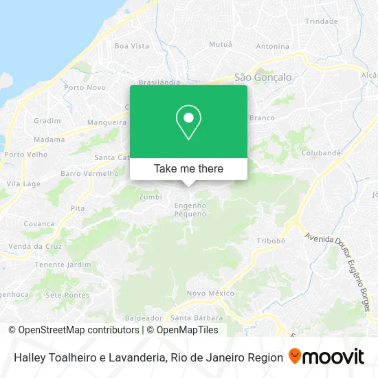Halley Toalheiro e Lavanderia map
