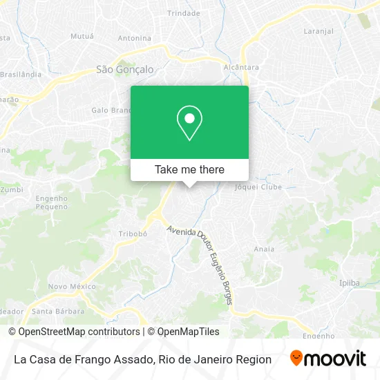 La Casa de Frango Assado map