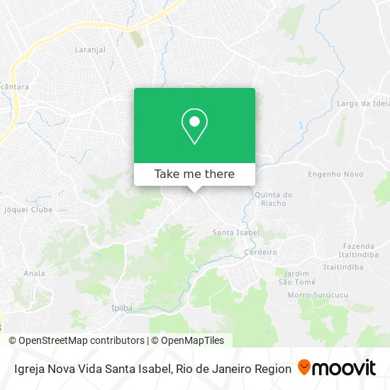 Igreja Nova Vida Santa Isabel map