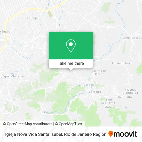 Igreja Nova Vida Santa Isabel map