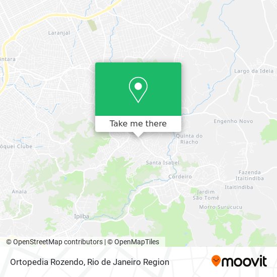 Ortopedia Rozendo map