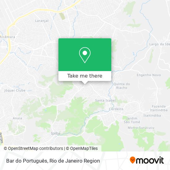 Bar do Português map