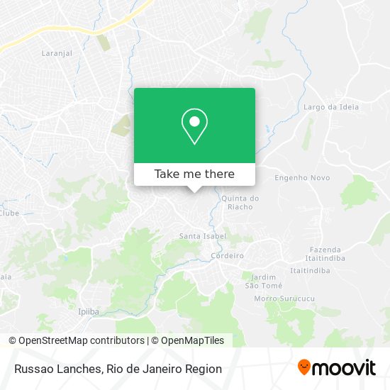 Russao Lanches map