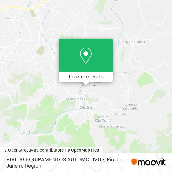 Mapa VIALOG EQUIPAMENTOS AUTOMOTIVOS