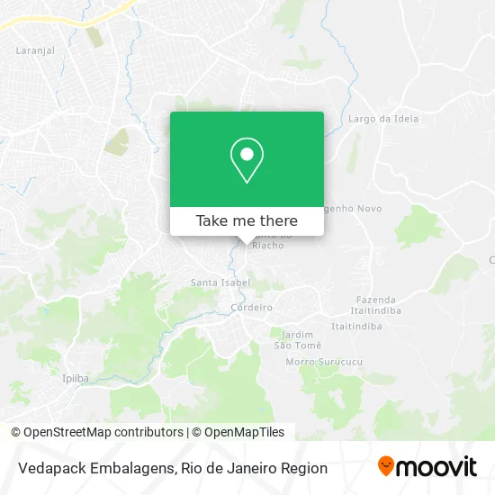 Vedapack Embalagens map