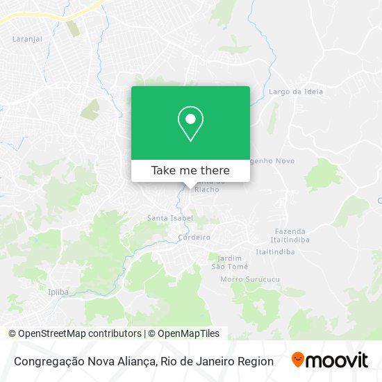 Congregação Nova Aliança map