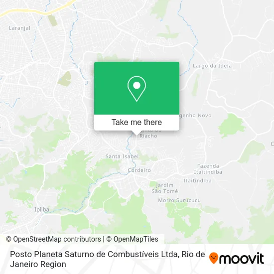 Posto Planeta Saturno de Combustíveis Ltda map