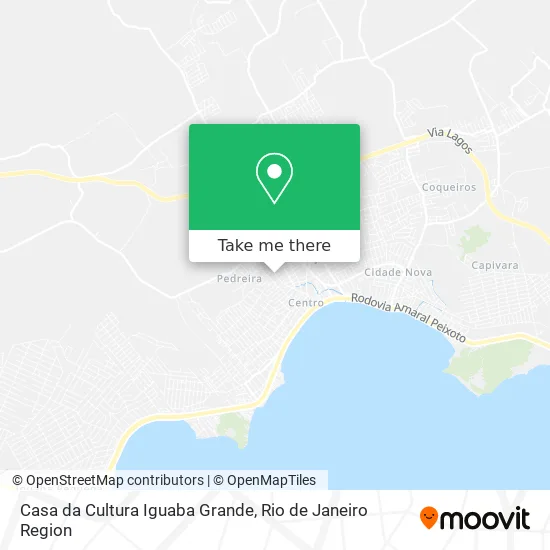Casa da Cultura Iguaba Grande map