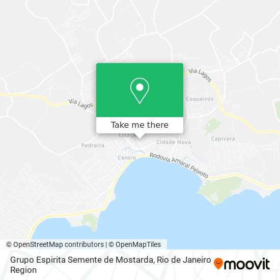 Grupo Espirita Semente de Mostarda map